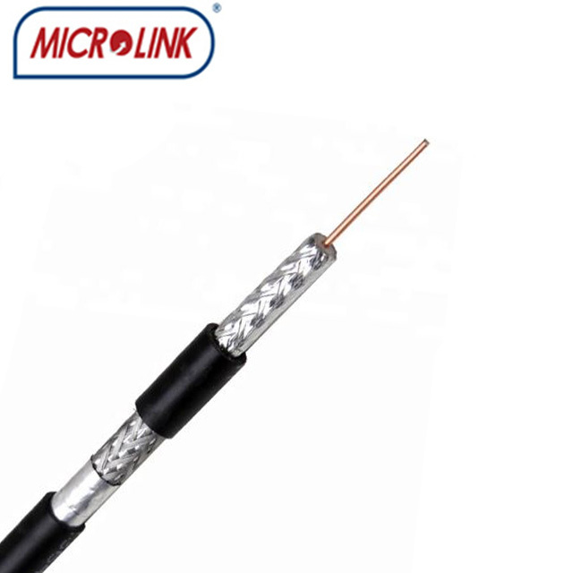 MICROLINK rg6 double/ triple/quad shield coaxial cable for digital tv antenna