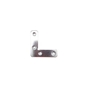 Supports d'angle en aluminium 52x15mm en forme de L pour meubles, armoires de présentation, accessoires de quincaillerie, nickel durable - Product Image 4