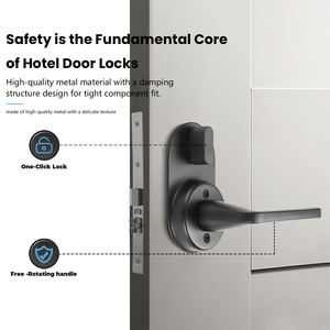 Système de verrouillage hôtelier spécifique, déverrouillage par carte, serrure électronique intelligente pour porte en bois d'appartement, avec <span class=keywords><strong>clé</strong></span> - Product Image 5