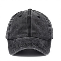 Gorra de béisbol retro de algodón lavado desgastado para hombre, estilo Dad Hat, de 6 paneles, ajustable, superventas, para comercio transfronterizo.