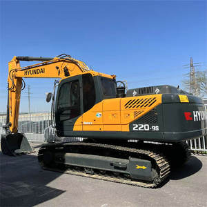 Longue durée de vie 22ton Hundai R220-9S utilisé hydraulique sur chenilles grandes pelles R220-9 godet pelleteuses d'occasion - Product Image 2