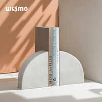 Porte-livres en résine de style Art déco créatif et luxueux, à bords festonnés, pour la décoration de la maison et du bureau