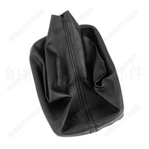 Couvre-poignée de levier de vitesses en cuir Audi A3 Noir CLH71107818 Pièce auto - Product Image 3