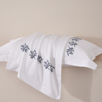 Grande Demande – Ensemble de Draps Housse 3 Pièces 100% Coton Respirant et Infroissable, Profondeur Extra, avec Taie d'Oreiller Capitonnée