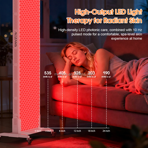 Panneau de luminothérapie LED MEZANS à 9 longueurs d'onde, 1152 LED, QB1152-PRO, contrôle par écran tactile, bureau, garantie de 2 ans - Product Image 2