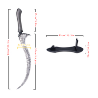 Pedang Pendek Melina Elden Ring 54cm, Replika Senjata Koleksi Game