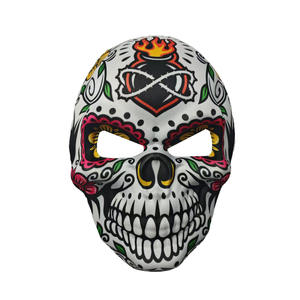 Halloween <span class=keywords><strong>Masque</strong></span> Jour des Morts Fantôme Crâne Chaleur Sublimation Horreur <span class=keywords><strong>Masque</strong></span> Cos <span class=keywords><strong>Carnaval</strong></span> Boule Décoration <span class=keywords><strong>Masque</strong></span> - Product Image 2