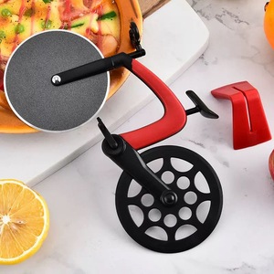<span class=keywords><strong>Couteau</strong></span> à pizza en acier inoxydable à roue unique pour gâteaux, tartes et pâtes, coupe-pizza pour vélo de <span class=keywords><strong>montagne</strong></span> - Product Image 3