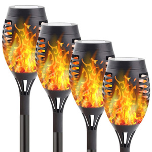 <b>Solar</b> Garden <b>Lights</b> 12LED <b>Flame</b> <b>Effect</b> Outdoor Waterproof Portable Patio Decor <b>Light</b> - Product Image 4