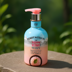 Gel Douche Exfoliant Naturel au Sel Rose de l'Himalaya On: The Body 400ml Formule K-Beauty - Product Image 3