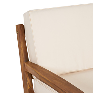 Luxe Plus Design Étanche Salon Patio Hôtel Sectionnel Extérieur Canapé Teck Bois Balcon Jardin Ensemble Carré Appartement <span class=keywords><strong>Pas</strong></span> <span class=keywords><strong>Cher</strong></span> - Product Image 5