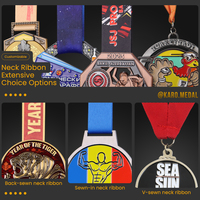 Médaille de gymnastique personnalisée en métal or, argent, bronze, récompense pour la victoire, médaille 3D pour la danse et le cheerleading, médailles 3D sur mesure
