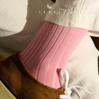 Chaussettes habillées fines d'été pour hommes - Anti-bactériennes, antidérapantes, respirantes, couleur unie, en coton égyptien 60S et nylon, pour tenue professionnelle