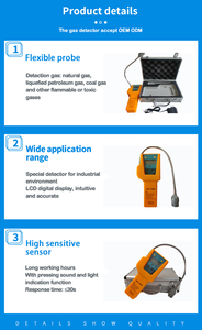 Trung Quốc nkyf chính xác cao OEM ODM Hot bán công nghiệp sử dụng ex-chứng nhận LCD CO2 co ống khói dễ cháy H2S Helium rò rỉ LPG Detector - Product Image 4