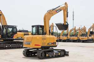 Excavatrice Sany SY75C d'occasion en excellent état de fonctionnement, design original, en promotion SY75C - Product Image 2