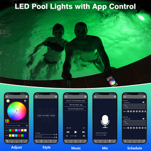 IP68 étanche sous-marin submersible couleur changeante lumières LED <span class=keywords><strong>piscine</strong></span> lumières <span class=keywords><strong>pour</strong></span> <span class=keywords><strong>piscine</strong></span> <span class=keywords><strong>hors</strong></span> sol - Product Image 4