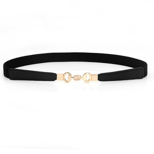 <span class=keywords><strong>Ceinture</strong></span> Élastique Fine <span class=keywords><strong>pour</strong></span> Femme, avec Boucle en Alliage Élégant, Mode Simple, <span class=keywords><strong>pour</strong></span> <span class=keywords><strong>Jupe</strong></span> et Accessoire Décoratif - Product Image 2