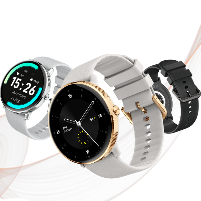 Smart Watches with Alexa Built-in 1.43 Inch Color Touchscreen Heart Rate Blood Oxygen Monitor IP68 Waterproof for Women Men