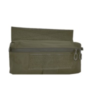 Pochette abdominale tactique détachable en nylon pour porte-plaques, gilet tactique et harnais de poitrine, pour la chasse et les sports MU