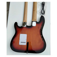 Guitare Basse Électrique Combo JELO Série Classique Double Tête Corps Acajou Touche Érable 6 Cordes 5 Cordes JELO Guitare Classique