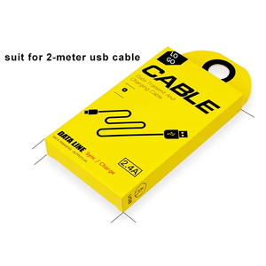 Oem ODM giấy tùy chỉnh Hộp bao bì cho cáp dữ liệu Tai nghe máy tính Phụ kiện điện thoại điện tử tiêu dùng với miếng bọt biển lót - Product Image 5