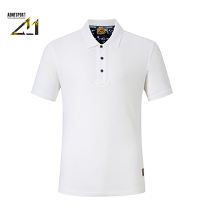 เสื้อโปโลแขนสั้นผ้าฝ้ายทอเนื้อแน่นสำหรับผู้ชาย A-1 แห้งเร็ว ระบายอากาศได้ดี เหมาะสำหรับใส่กลางแจ้ง - Product Image 2