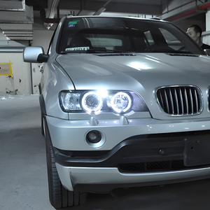 Faros delanteros de coche para <span class=keywords><strong>BMW</strong></span> X5 E53 1998-2003, montaje de lámparas LED delanteras de coche, actualización, accesorios de herramienta de lente de proyector de alta calidad - Product Image 6