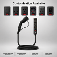 Nouvel adaptateur de charge véhicule-chargeur JOYCHARGE V2L Type 2 16A 3,7 kW avec 3 prises allemandes