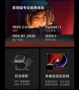Proyector Jmgo N1 Pro 4K Android 11 1500 CVIA con Triple Láser, Resolución 2K 1600:1 y 2G RAM con Set de Comercio Exterior - N - Product Image 3