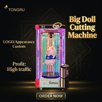 Machine à griffes japonaise pour la capture de gros figurines, modèle 'Pink Date Prize', avec fonction de coupe, pour salles d'arcade intérieures, idéale pour des cadeaux excitants et gagnants