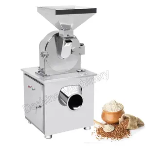 Food Grade Commercial Spice Mini Sugar Small Fine Powder Mill Herb Granule Grinder Machine for Small Business