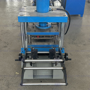 1.2mm Galvanized Steel Warehouse Shelving Support Strut C Channel Bracing <b>Bar</b> Roll Forming Machine - Product Image 6