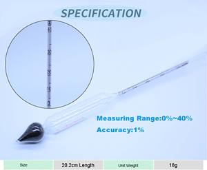 0ถึง100% 0 -40 / 40-70 / 70 -100พร้อมเทอร์โมมิเตอร์0-50องศาเครื่องวัดแอลกอฮอล์ในบ้านเครื่องวัดแอลกอฮอล์สามระดับ - Product Image 2