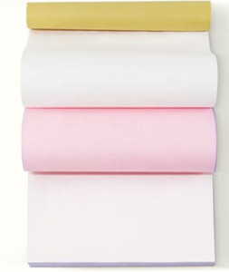 White CB CFB CF <b>Paper</b> NCR Computer Printing <b>Paper</b> 50 55 60 65 70gsm Virgin Pulp Sheet Roll 4-ply 5-ply Carbonless Copy <b>Paper</b> - Product Image 1