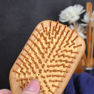 Cepillo Desenredante de Bambú Ecológico con Cojín de Aire para Baño, Venta al por Mayor - Product Image 5