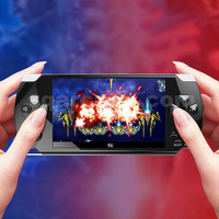 Console de jeu portable Retro Gaming X6 TV Arcade intégrée et multifonctionnelle prend en charge les formats de jeu FC GBA GBC