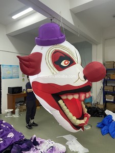 Inflatable treo đầu chú hề cho Halloween tổ chức sự kiện ma đầu nhà máy bán hàng trực tiếp - Product Image 5