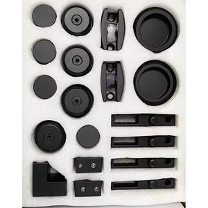 Set di ferramenta in vetro per bagno all'ingrosso 304 in acciaio inossidabile accessori per porte scorrevoli senza cornice per doccia - Product Image 5