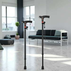 Adjustable Mobility Aids Collapsible Cane Old Men Crutch Elderly Seniors Adults <b>Foldable</b> <b>Walking</b> Cane <b>Sticks</b> - Product Image 6