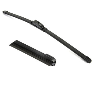 Balai d'essuie-glace en caoutchouc souple sans cadre 12 "-28" avec logo personnalisé nettoyage universel des vitres de pare-brise pour le modèle Y <span class=keywords><strong>Cross</strong></span> Octavia <span class=keywords><strong>Citroen</strong></span> C3 - Product Image 1