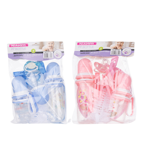 5/7/10 pièces/ensemble 125ML nouveau-né biberon bavoir confort sucette lait tasse brosse ensemble sans BPA bébé accessoires biberons ensemble - Product Image 4