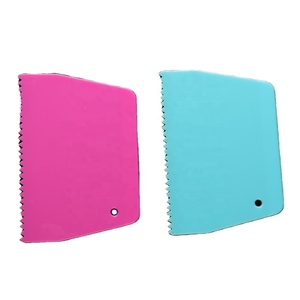 Khuyến Mại Hình Thang Tùy Chỉnh Nhà Bếp Diy Baking Pastry Bánh Nhỏ Bằng Nhựa Mềm Bột <span class=keywords><strong>Scraper</strong></span> Cutter - Product Image 2