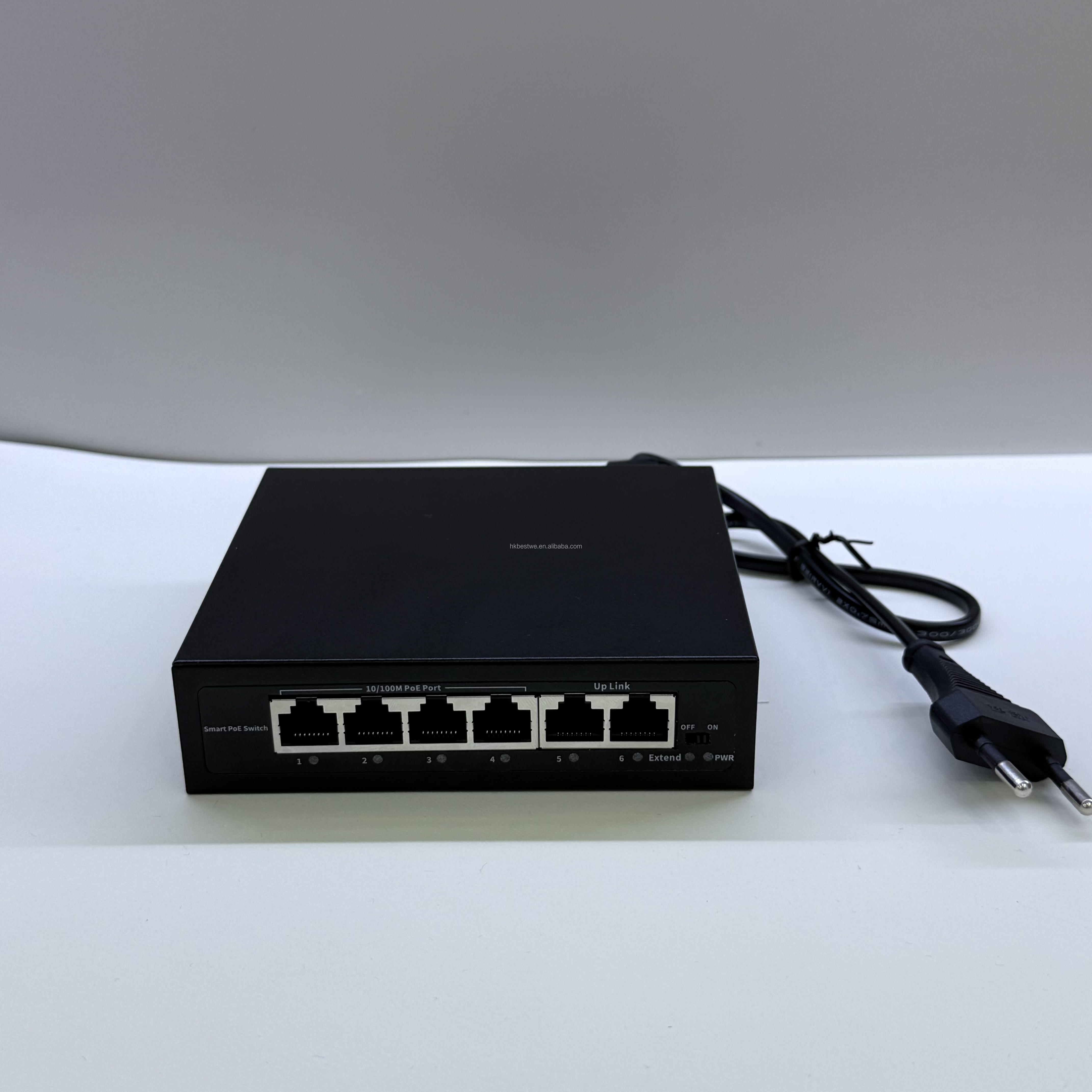 6-port POE4FE*POE+2FE