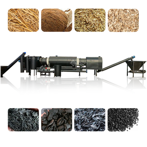 La Chine fournit un four de carbonisation continu de biomasse pour les machines de pyrolyse du caoutchouc de charbon de bois de briquette - Product Image 4