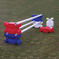 Blocs de saut pour animaux de compagnie Blocs de saut équestre en plastique pour chevaux Stands Pole Riser Max Jump pole risers Archives Blocs Trials