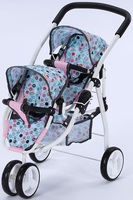 Poussette pour bébé 3 en 1 avec siège auto en ligne Poupée Landau pour jouer à la mode pour filles vente en gros OEM DEM prix Poupée Wagon