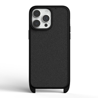 Couverture arrière de téléphone portable antichoc personnalisée en Tpu + Pc, avec corde transversale, anti-rayures, pour iPhone 16 pro max