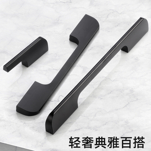 Modern Minimalist Integrated Cabinet <b>Door</b> Handle Extended Solid Gold Wardrobe Handle Luxury Touch - Product Image 4