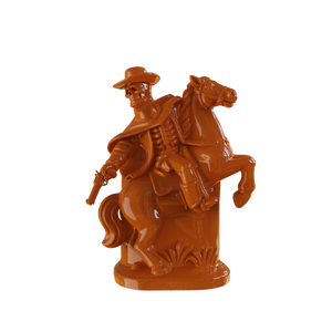 <span class=keywords><strong>Bouteille</strong></span> d'alcool en céramique personnalisée, peinte à la main, <span class=keywords><strong>avec</strong></span> un squelette <span class=keywords><strong>de</strong></span> cowboy occidental brun glacé sur un cheval debout, figurine <span class=keywords><strong>de</strong></span> personnage - Product Image 2