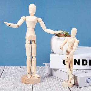 Maniquí articulado <span class=keywords><strong>de</strong></span> dibujo <span class=keywords><strong>de</strong></span> artista Tailai con cuerpo base perfecto para dibujar la <span class=keywords><strong>figura</strong></span> <span class=keywords><strong>humana</strong></span>. - Product Image 5